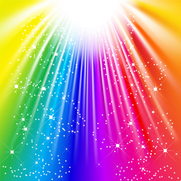 free vector Symphony of Light Rays vector graphic